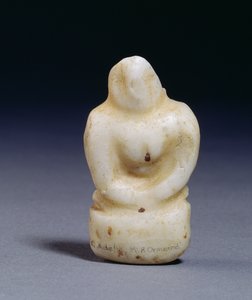 Figurina seduta da Antalya, Turchia, Neolitico Tardo, c.2000 a.C.